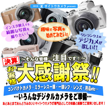 2018年・夏お客様大感謝祭