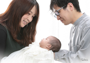 赤ちゃん記念撮影・写真例