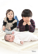 赤ちゃん記念撮影・写真例