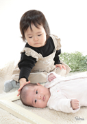赤ちゃん記念撮影・写真例