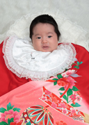 赤ちゃん記念撮影・写真例